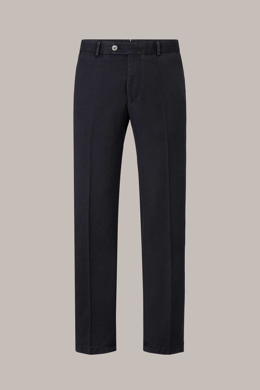 Windsor Frosted-Wool-Hose Santios In Navy Hosen & Jeans