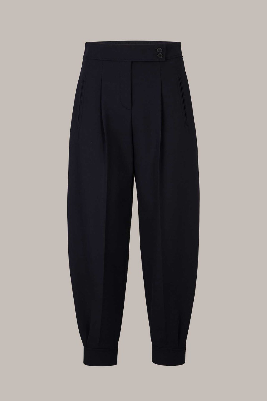 Windsor Cr Pe-Hose Im Jogger-Stil In Navy Hosen & Jeans