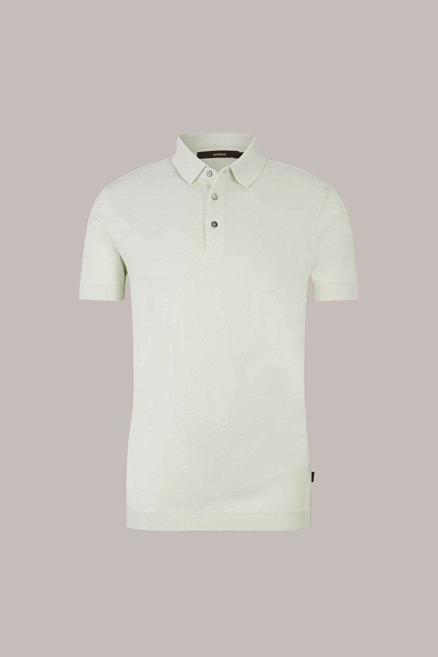 Windsor Baumwoll-Poloshirt Floro In Hellgr N T-Shirts & Polos