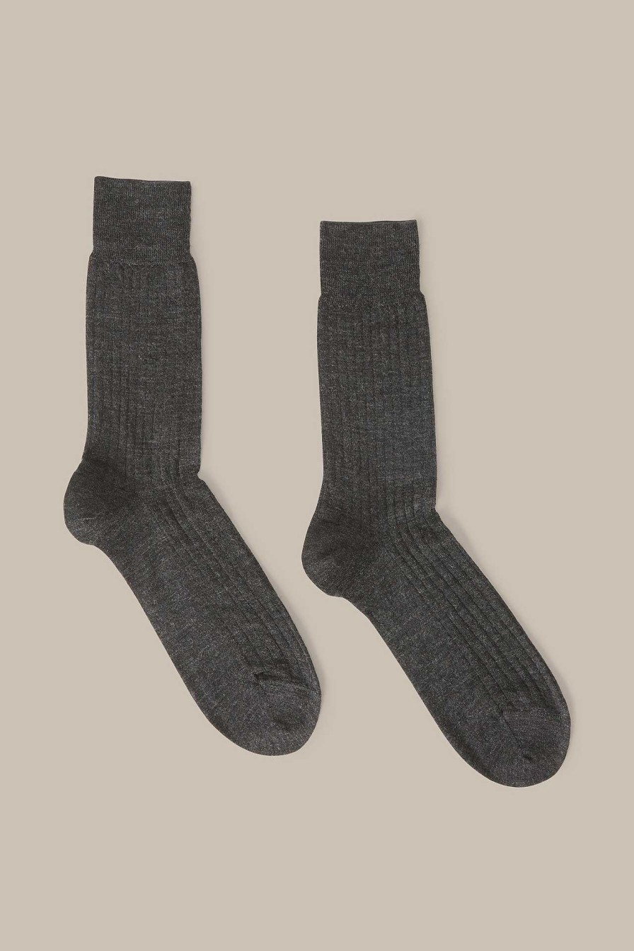 Windsor Socken In Anthrazit Socken