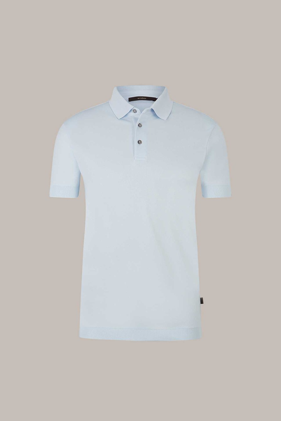 Windsor Baumwoll-Poloshirt Floro In Hellblau T-Shirts & Polos