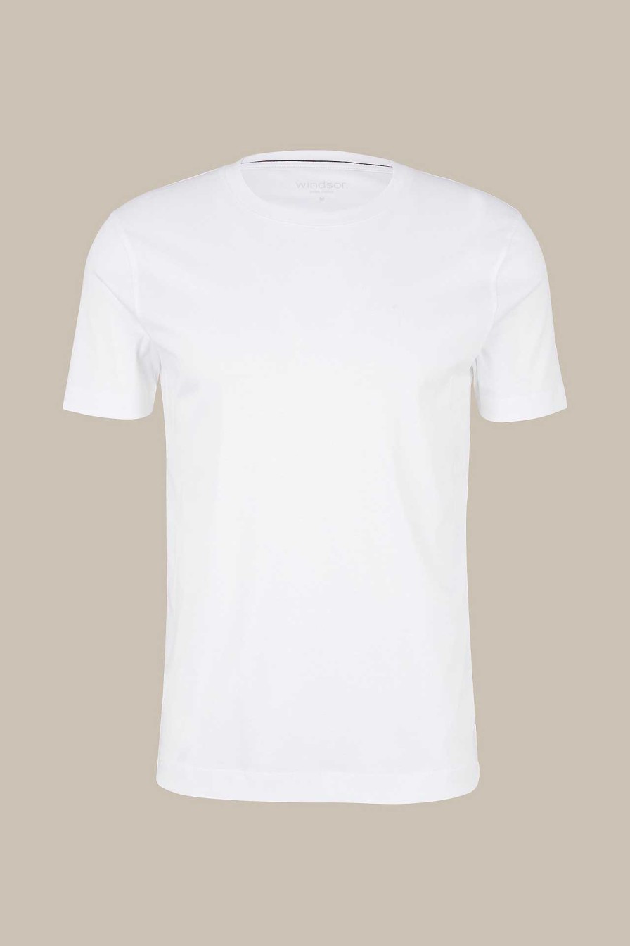 Windsor Baumwoll-T-Shirt Gabriello In Wei T-Shirts & Polos