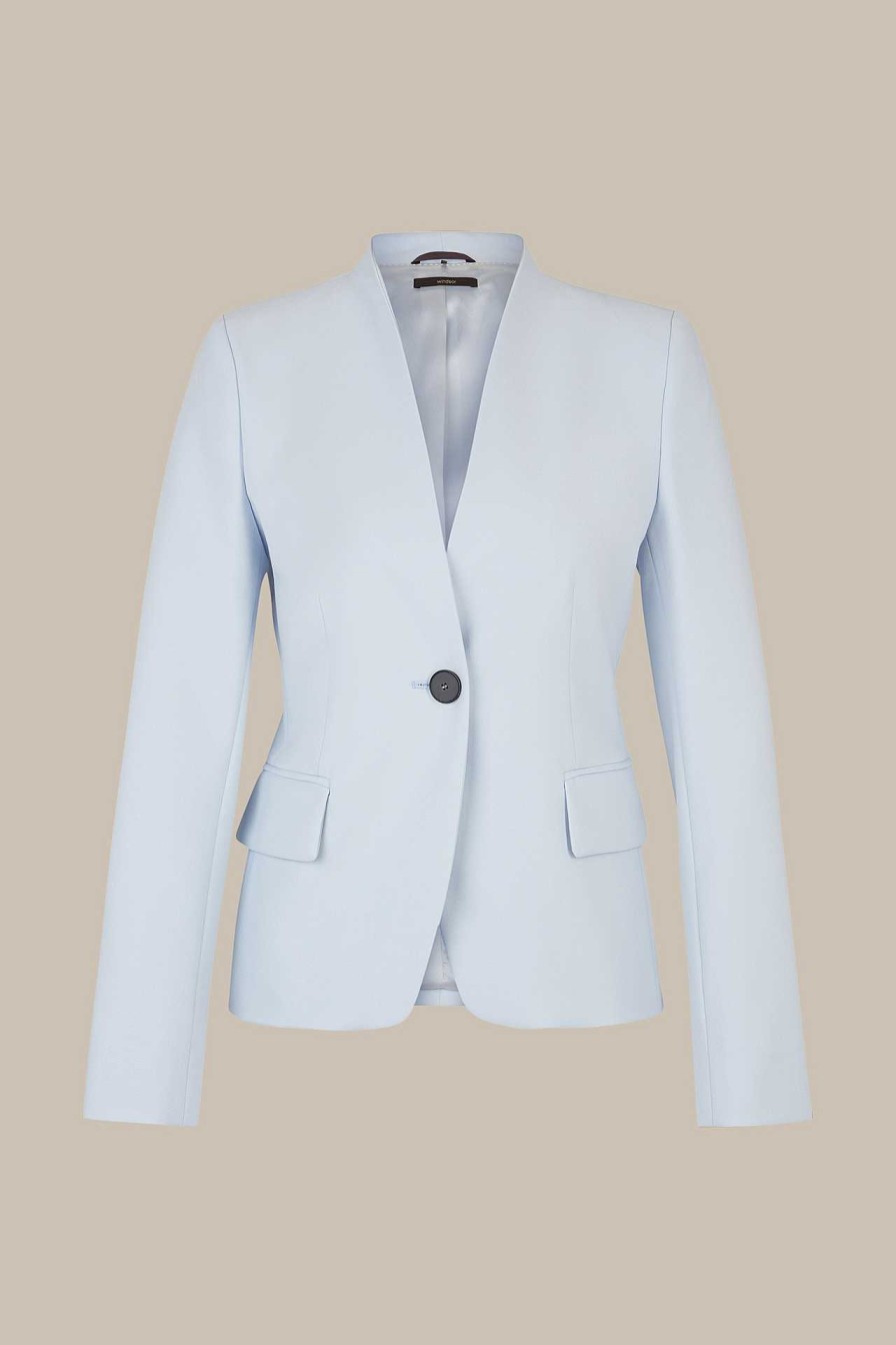 Windsor Cr Pe-Blazer In Hellblau Blazer