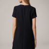 Windsor Cr Pe-Kleid In A-Linie In Navy Kleider & Overalls