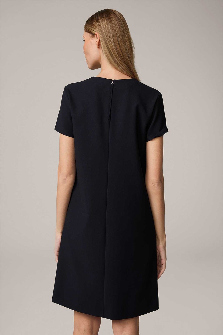 Windsor Cr Pe-Kleid In A-Linie In Navy Kleider & Overalls