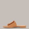 Windsor Slide Aus Nappaleder By Un Tzer In Cognac Schuhe