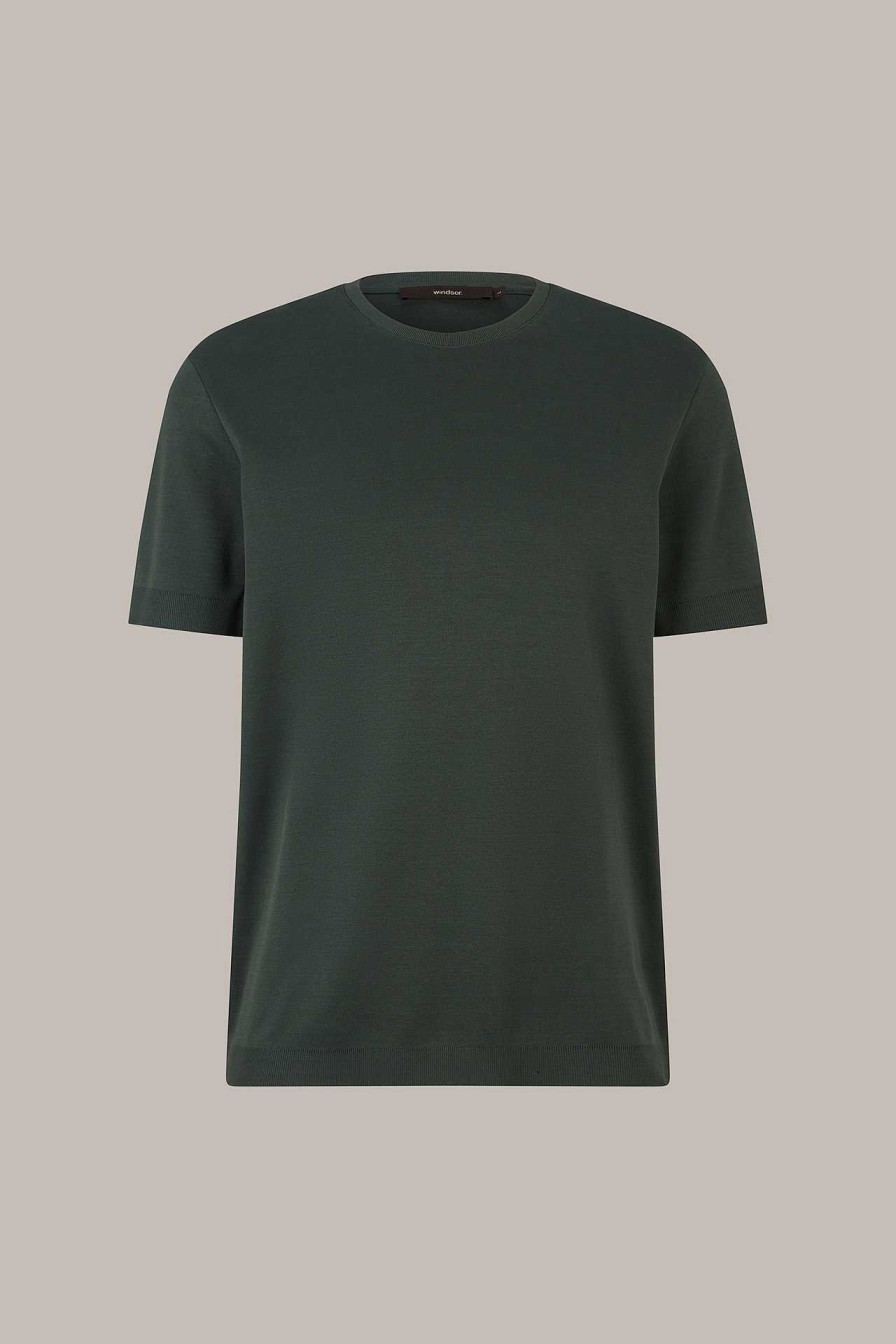 Windsor Baumwoll-T-Shirt Floro In Dunkelgr N T-Shirts & Polos