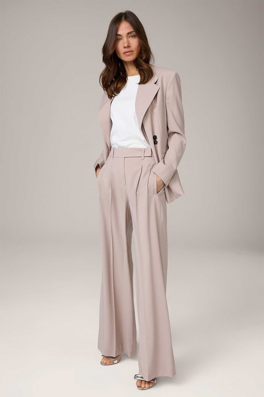 Windsor Schurwoll-Palazzo-Hose In Taupe Hosen & Jeans