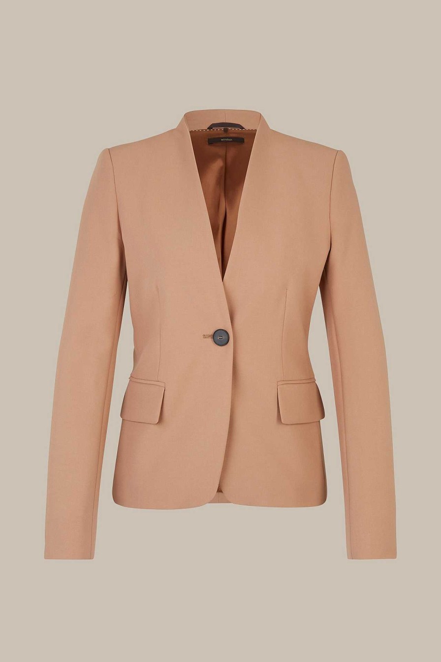 Windsor Cr Pe-Blazer In Camel Blazer