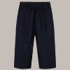 Windsor Baumwollstretch-Bermuda-Hose In Navy Hosen & Jeans