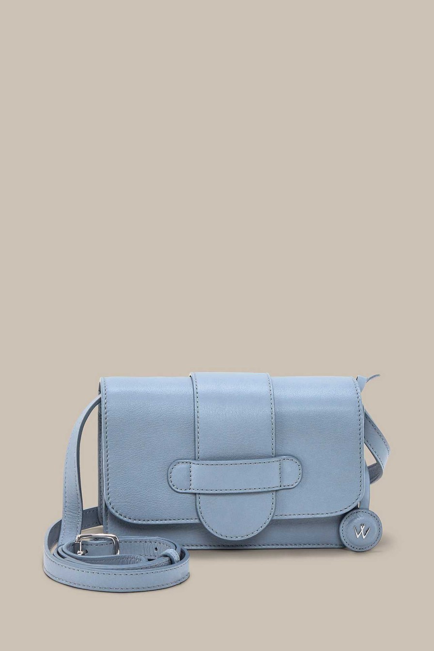 Windsor Crossbody-Bag Aus Nappaleder In Blau Taschen