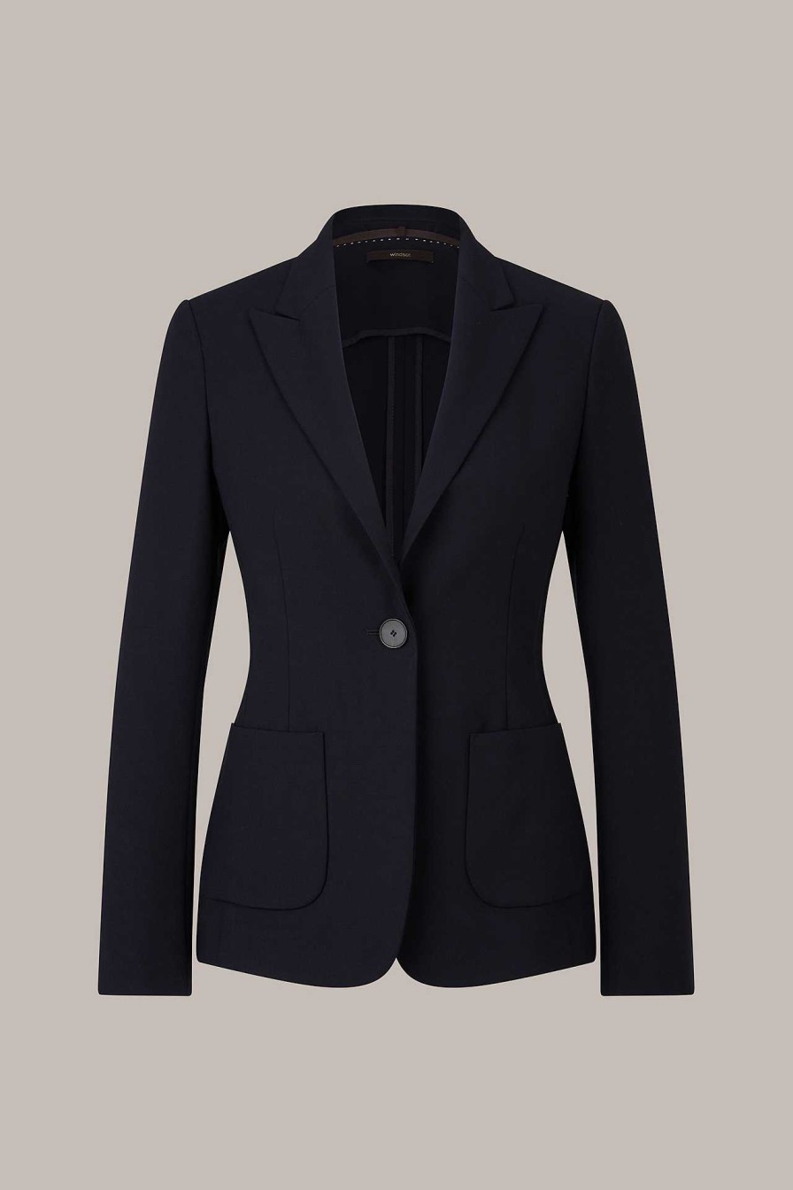 Windsor Cr Pe-Blazer In Navy Blazer