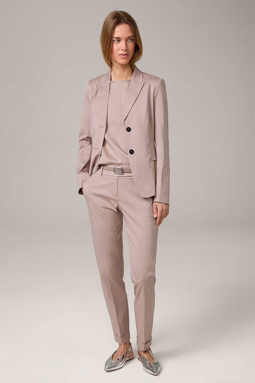 Windsor Baumwollstretch-Blazer In Taupe Blazer