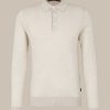 Windsor Strick-Poloshirt Nando Mit Seide Und Cashmere In Beige Strick