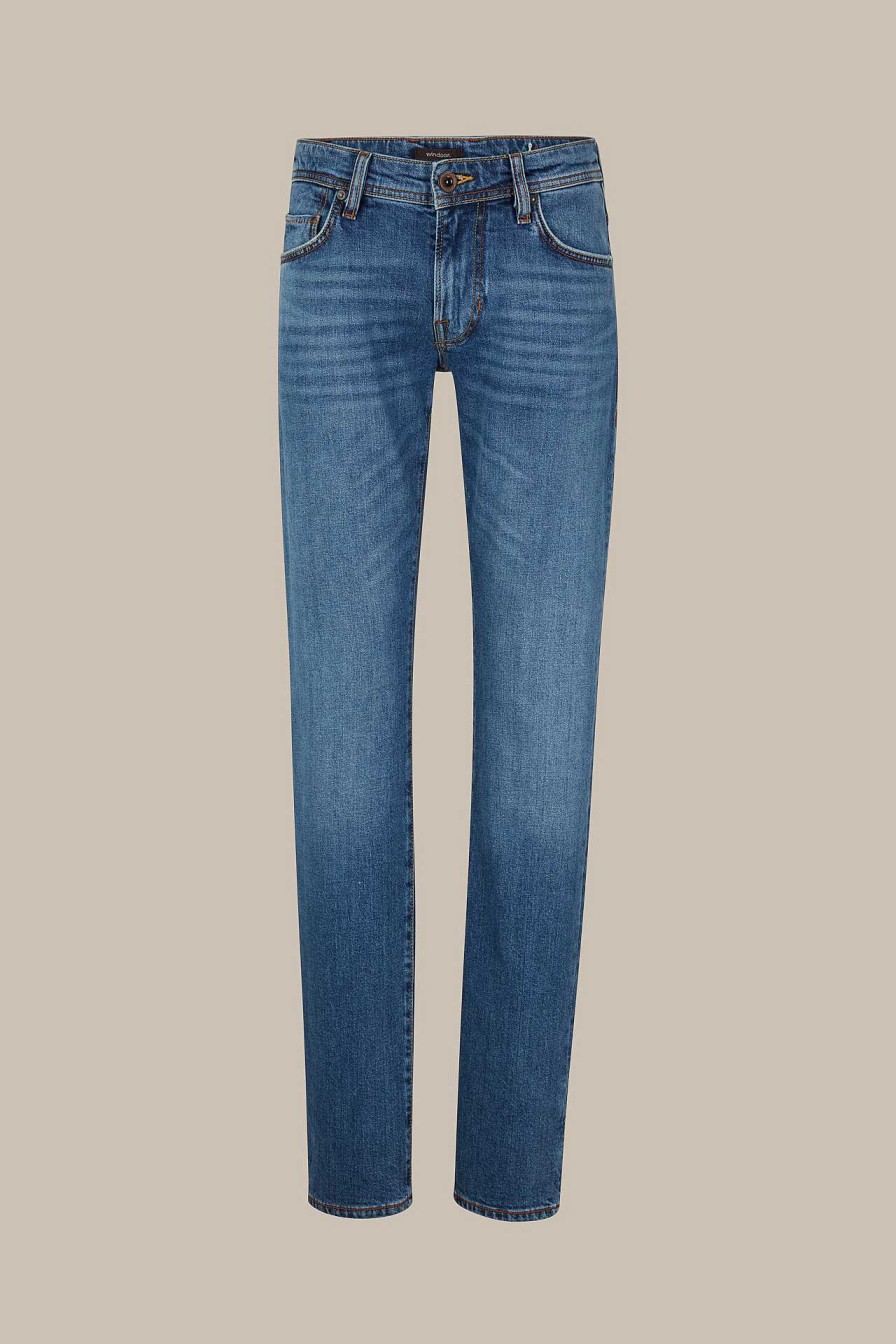 Windsor Jeans Ruffo In Bright Blue Hosen & Jeans