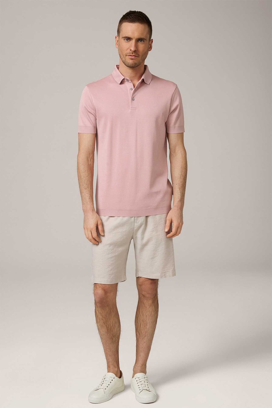 Windsor Baumwoll-Poloshirt Floro In Altrosa Lt/Pastel Pink 681 T-Shirts & Polos