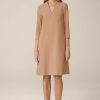 Windsor Cr Pe-Shift-Kleid In Camel Kleider & Overalls