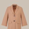 Windsor Cr Pe-Blazer-Jacke In Camel Blazer