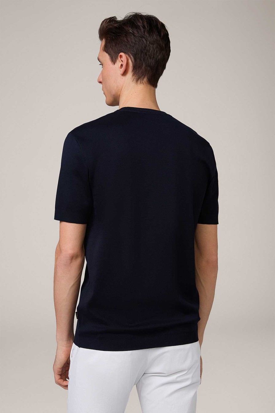 Windsor Baumwoll-T-Shirt Floro In Navy T-Shirts & Polos