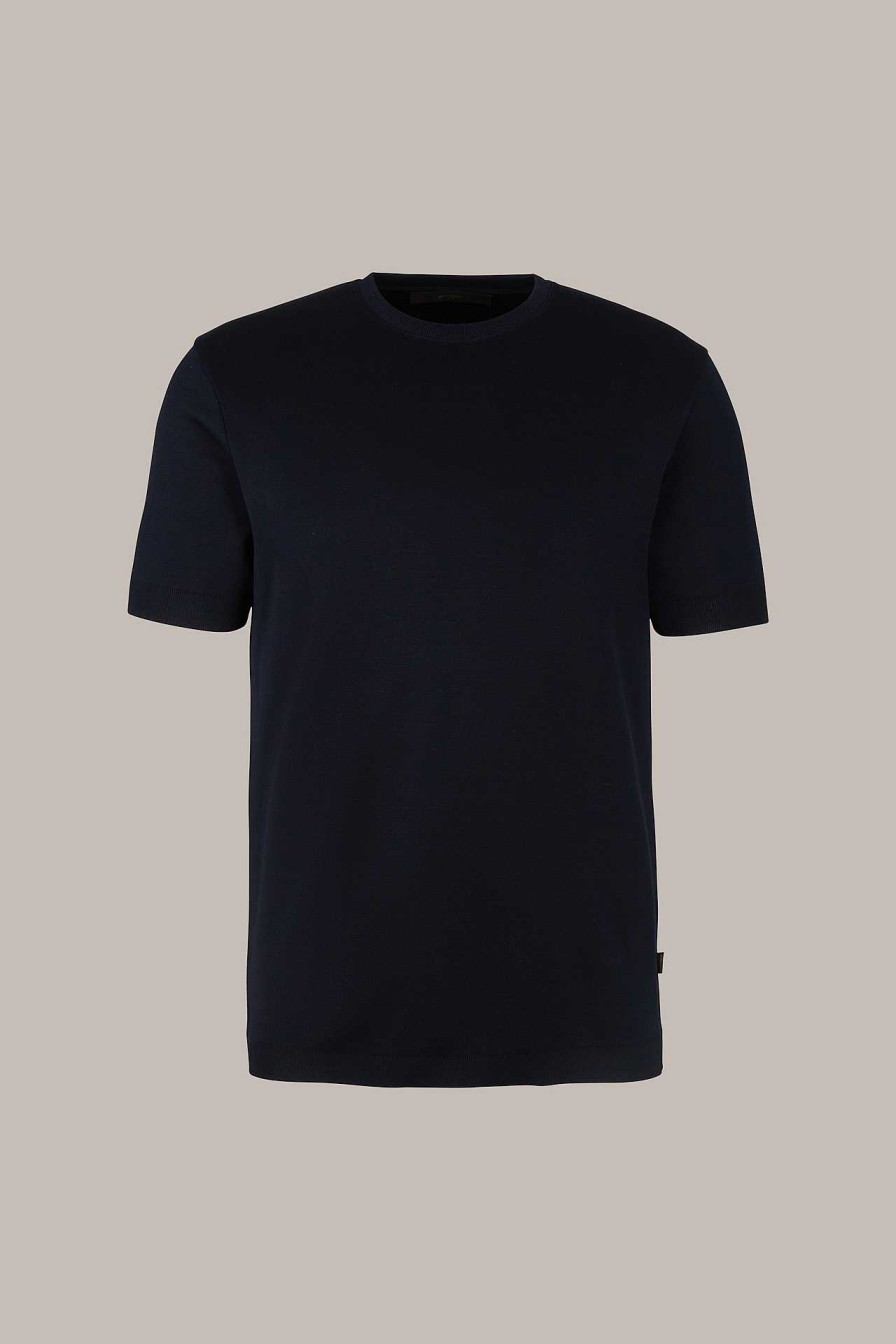 Windsor Baumwoll-T-Shirt Floro In Navy T-Shirts & Polos