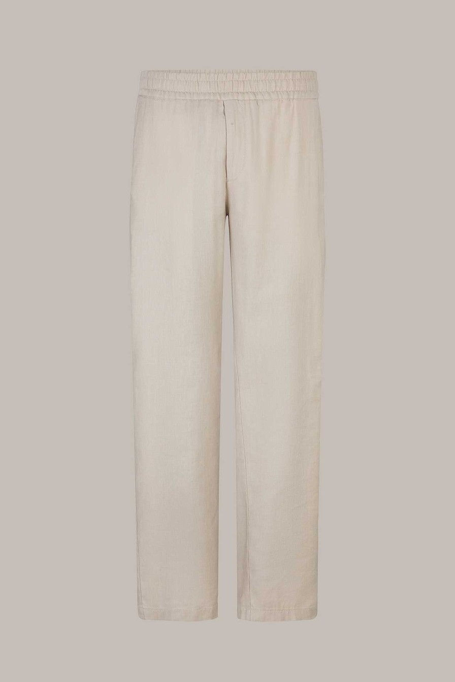 Windsor Leinenmix-Hose Scuro In Beige Hosen & Jeans