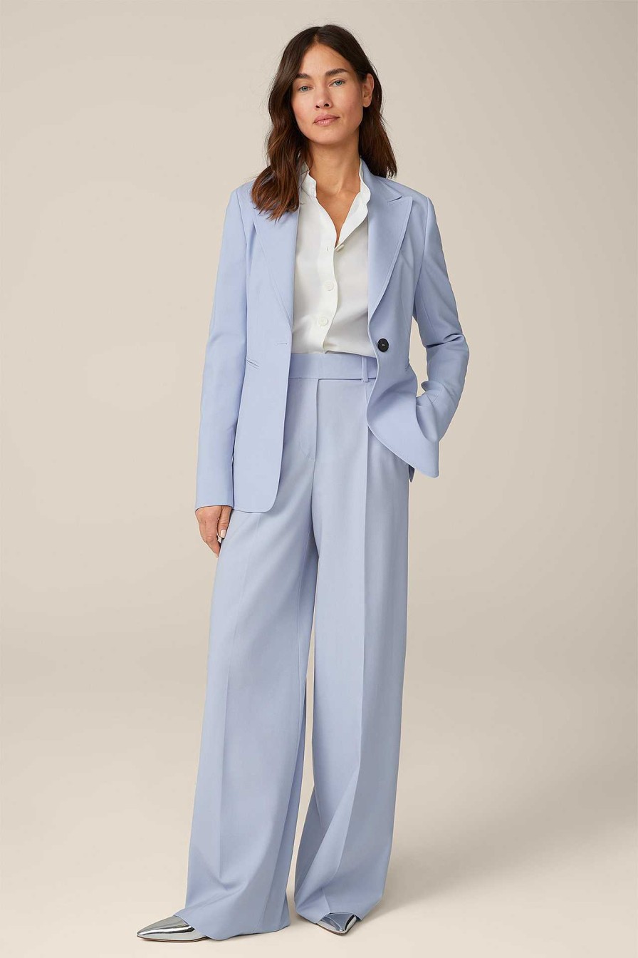 Windsor Wollstretch-Blazer In Hellblau Blazer