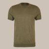 Windsor Strick-T-Shirt Nando In Oliv Strick