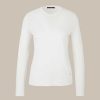 Windsor Jersey-Langarm-Shirt Aus Tencel In Ecru T-Shirts & Sweatshirts