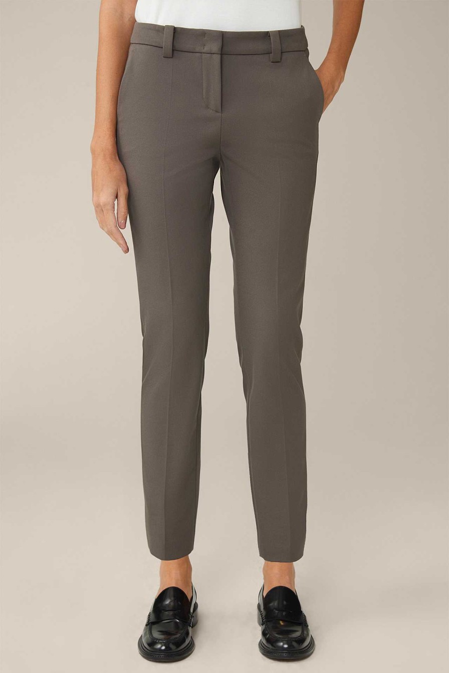 Windsor Baumwoll-Bi-Stretch-Chino In Taupe Hosen & Jeans