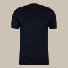 Windsor Strick-T-Shirt Nando In Navy Strick