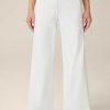 Windsor Gabardine-Palazzo-Hose In Ecru Hosen & Jeans