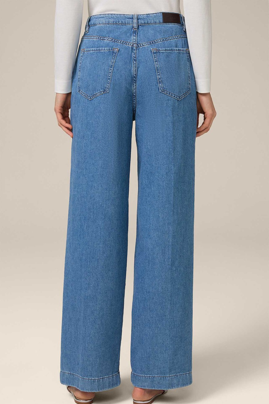 Windsor Jeans-Palazzo-Hose In Light Blue Washed Blau Hosen & Jeans