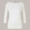 Windsor Tencel-Baumwoll-Shirt In Ecru T-Shirts & Sweatshirts