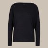 Windsor Tencel-Wollstretch-Shirt In Navy T-Shirts & Sweatshirts