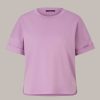 Windsor Baumwoll-Interlock Halbarm-Shirt In Flieder T-Shirts & Sweatshirts