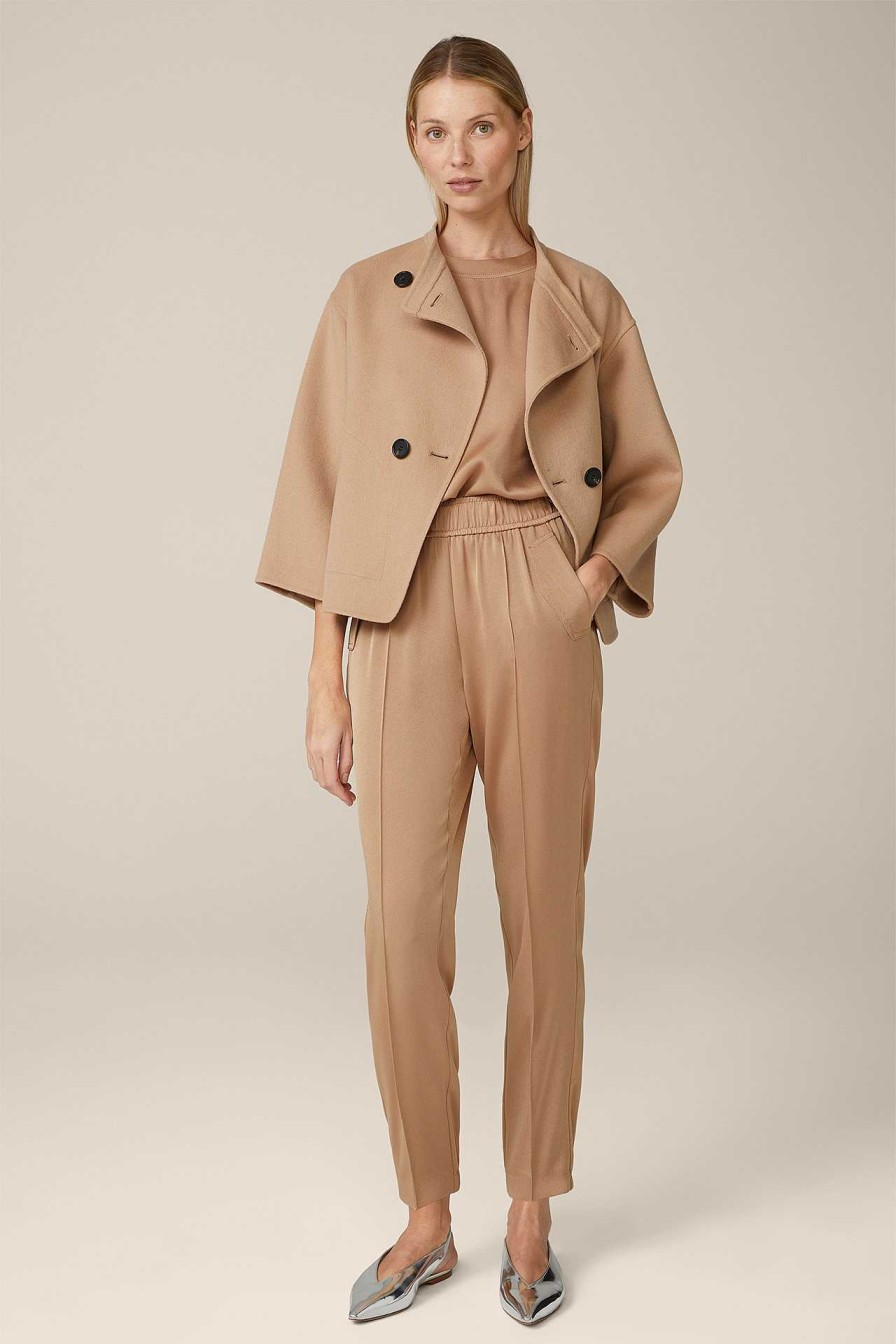 Windsor Cr Pe-Blusen-Shirt In Camel Blusen & Tops