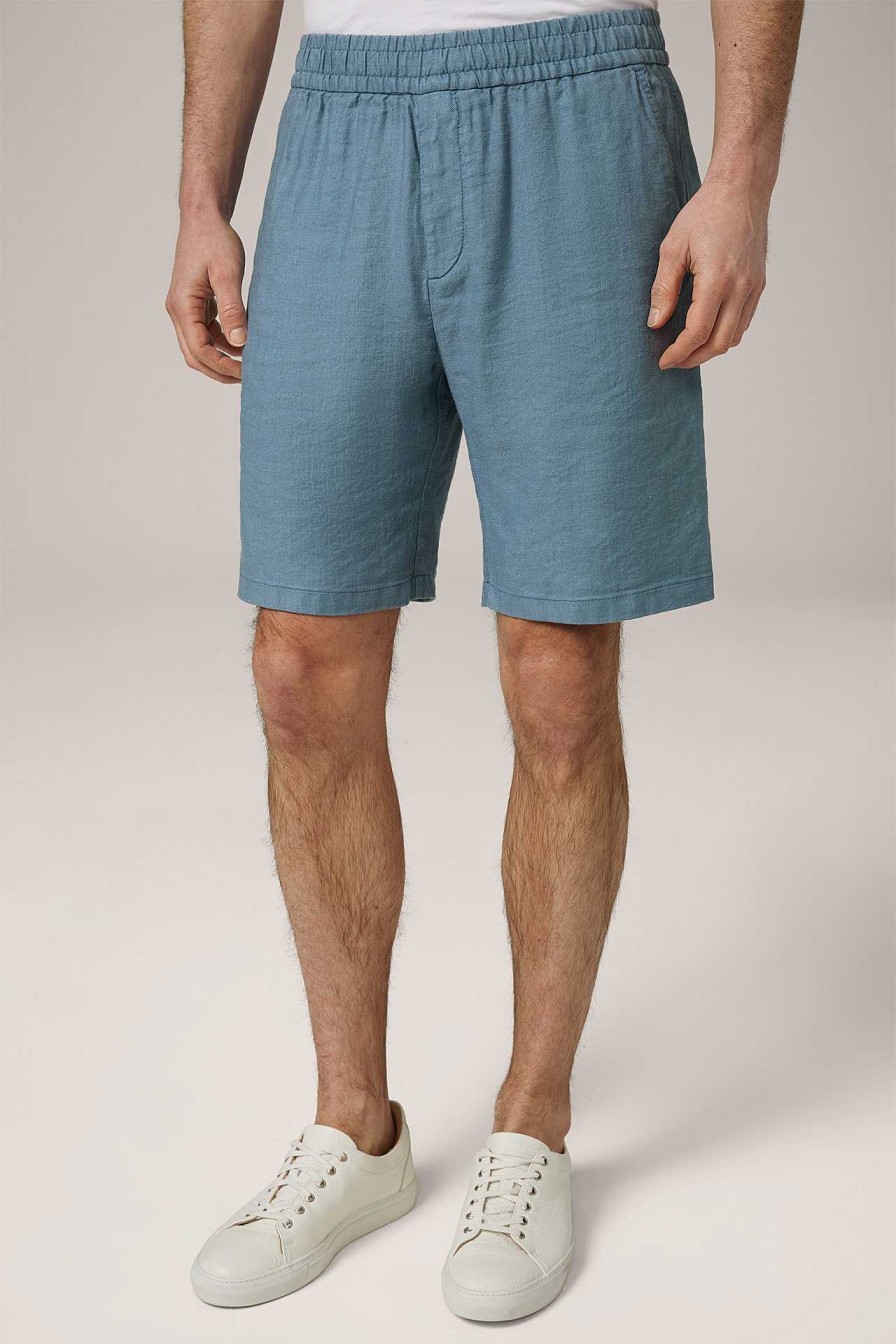 Windsor Leinenmix-Short Scurtino In Blau Hosen & Jeans