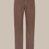 Windsor Baumwoll-Chino Cino Mit Struktur In Braun-Grau Hosen & Jeans