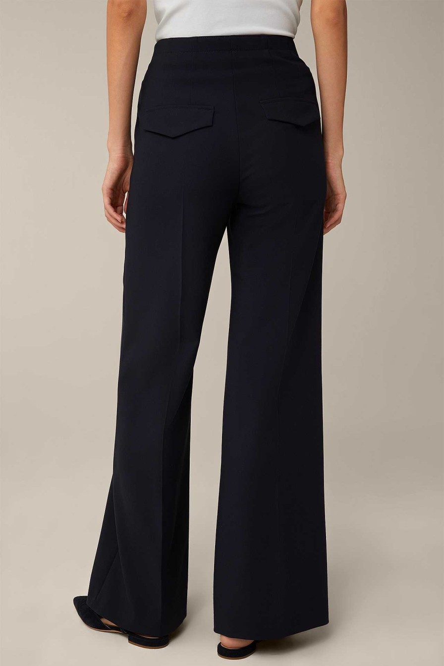 Windsor Cr Pe-Marlene-Hose In Navy Hosen & Jeans