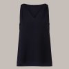 Windsor Cr Pe-Blusen-Top In Navy Blusen & Tops