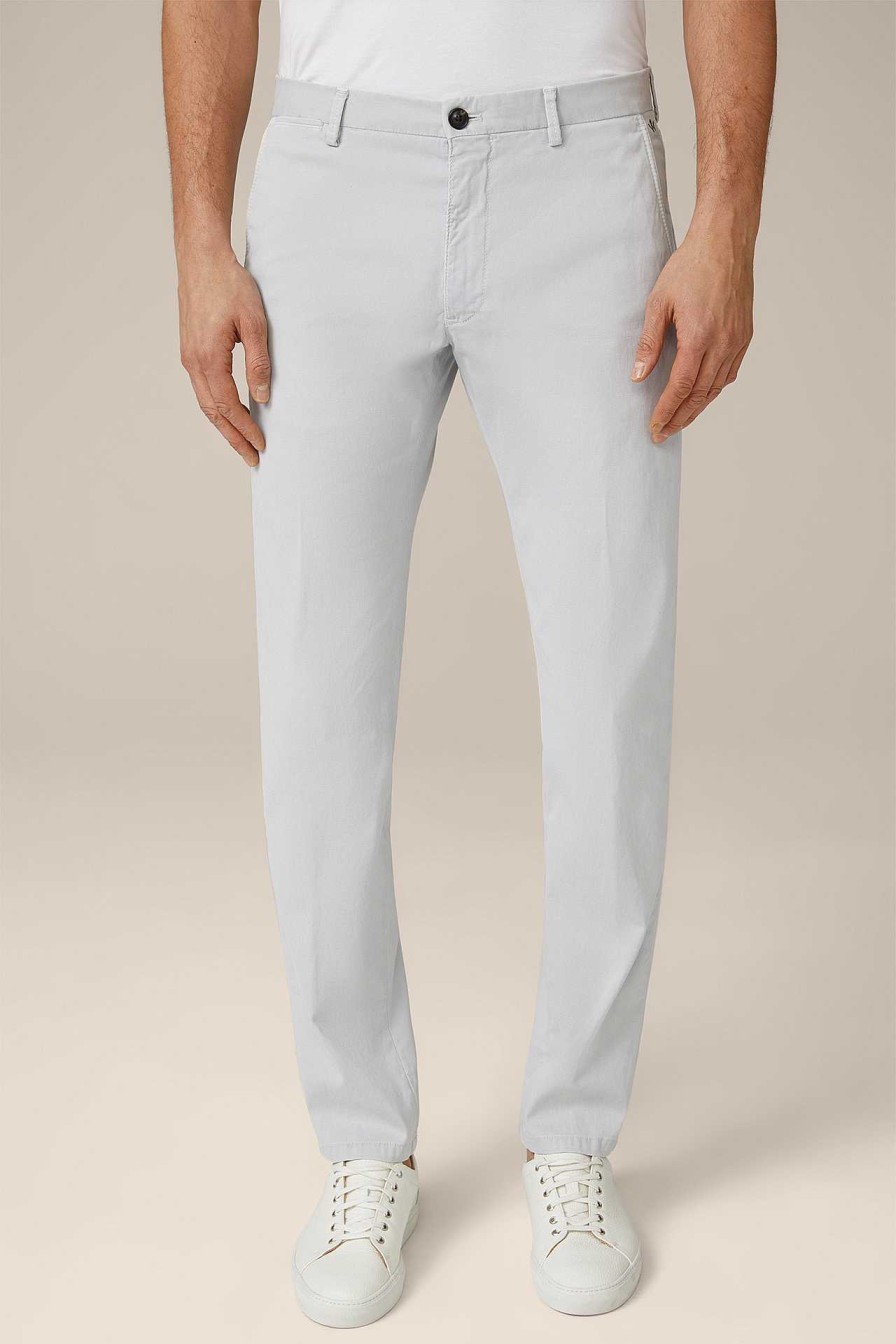 Windsor Baumwoll-Chino Cino Mit Struktur In Steingrau Hellgrau Hosen & Jeans