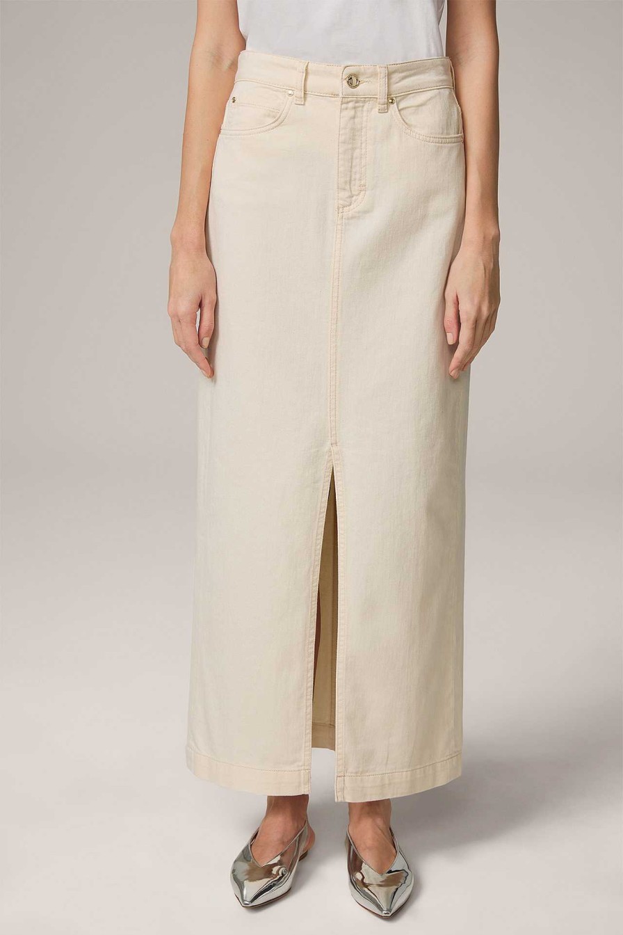 Windsor Jeans-Maxi-Rock In Creme R Cke