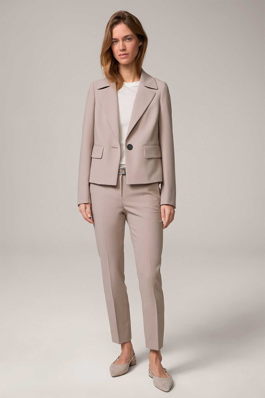 Windsor Cr Pe-Blazer-Jacke In Taupe Blazer