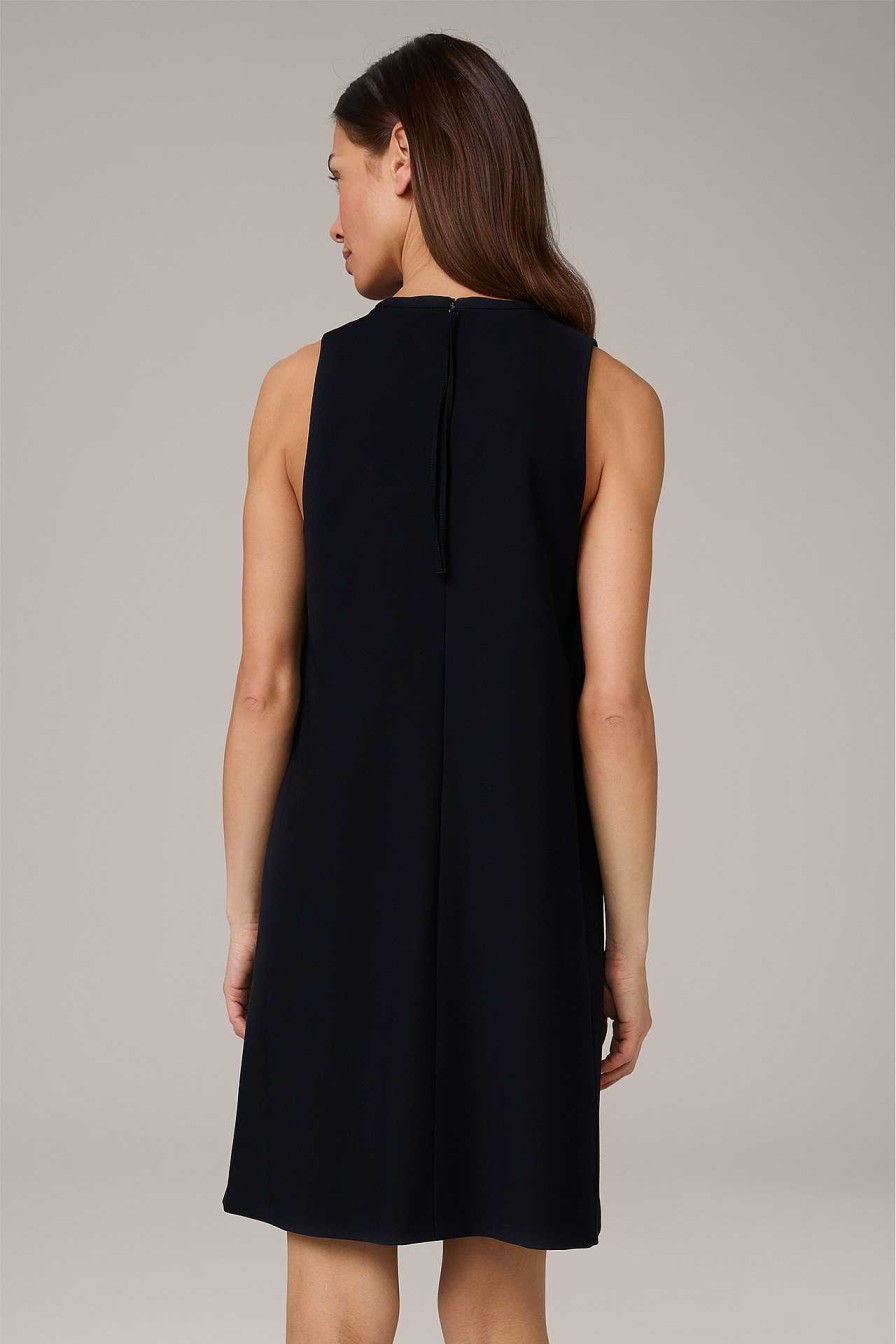 Windsor Cr Pe-Kleid In A-Linie In Navy Kleider & Overalls