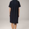 Windsor Cr Pe-Eggshape-Kleid In Navy Kleider & Overalls