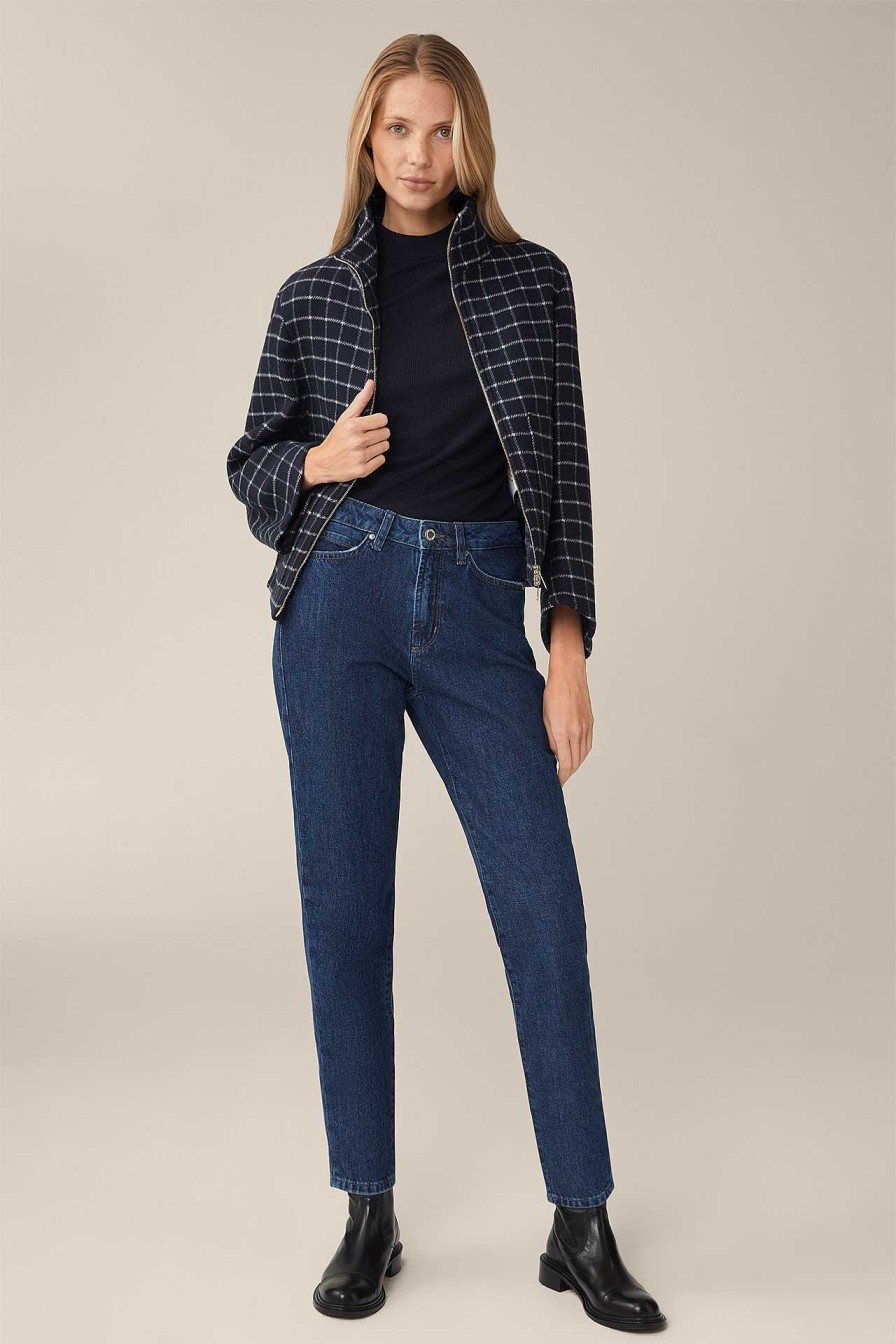 Windsor Mom-Jeans In Blue Washed Hosen & Jeans