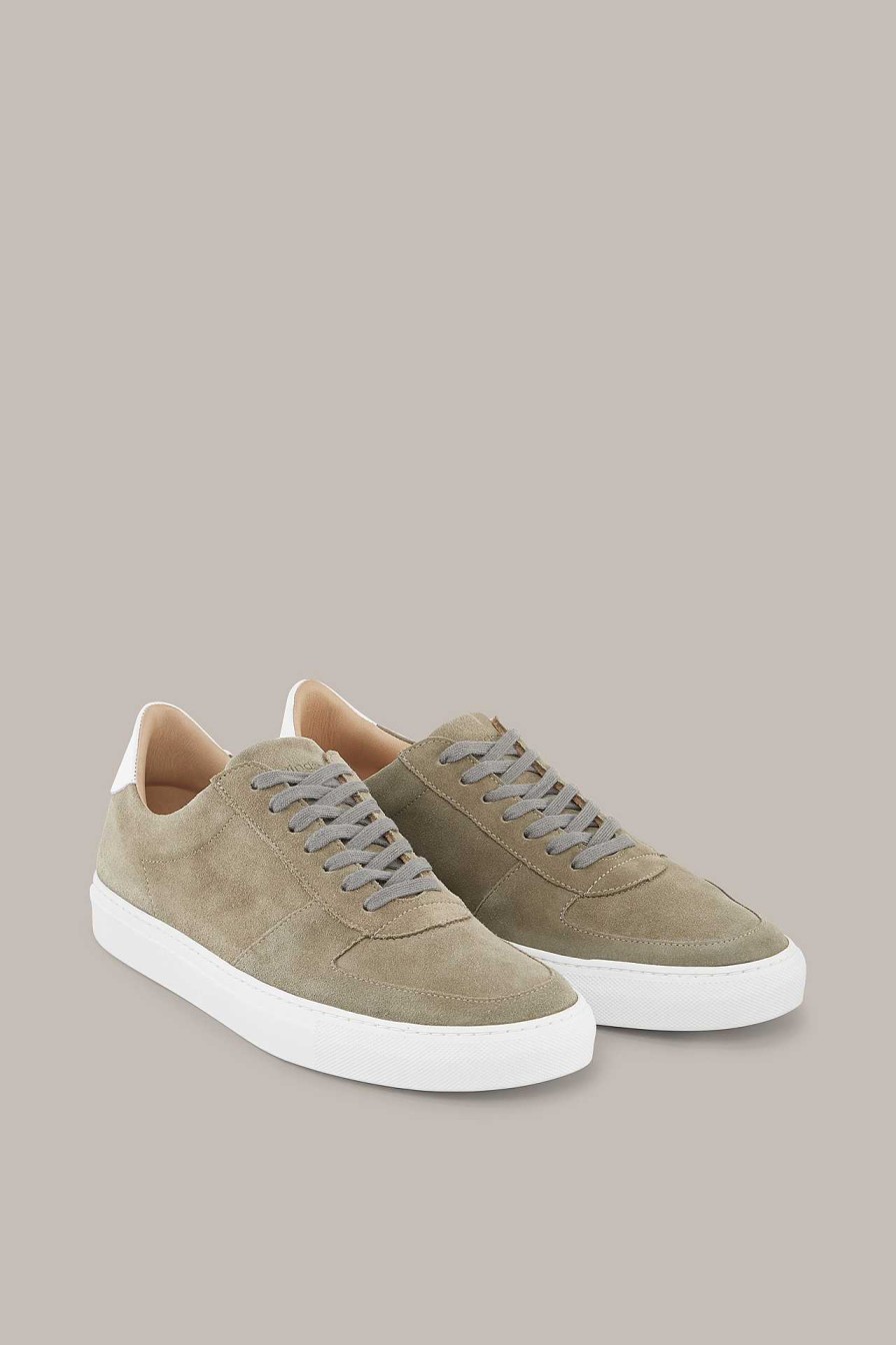 Windsor Sneaker Flat Breeze By Ludwig Reiter In Oliv-Weiss Schuhe