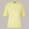 Windsor Tencel-Baumwoll T-Shirt In Gelb T-Shirts & Sweatshirts