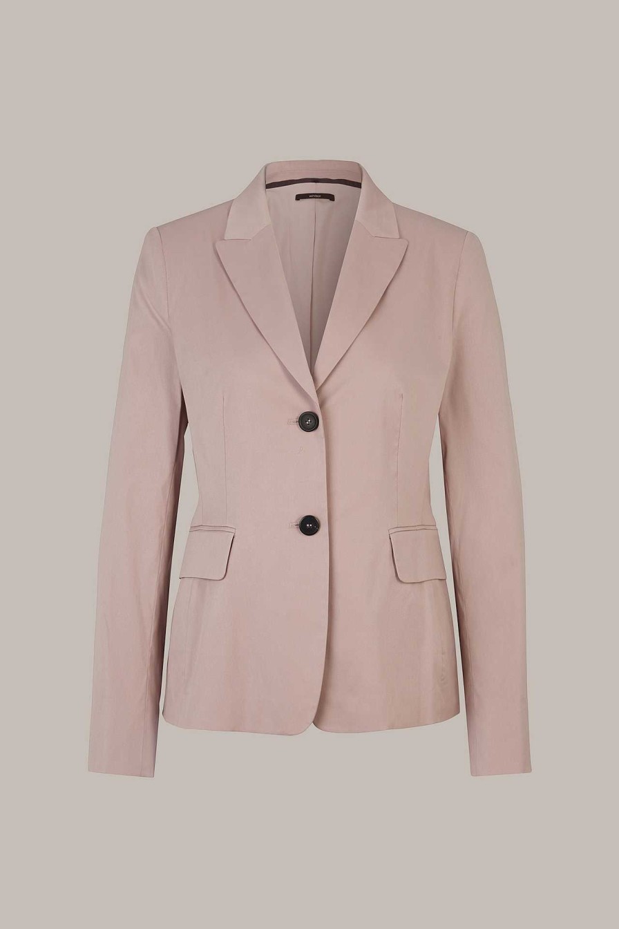 Windsor Baumwollstretch-Blazer In Taupe Blazer