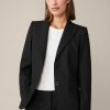 Windsor Schurwoll-Stretch-Blazer In Schwarz Blazer